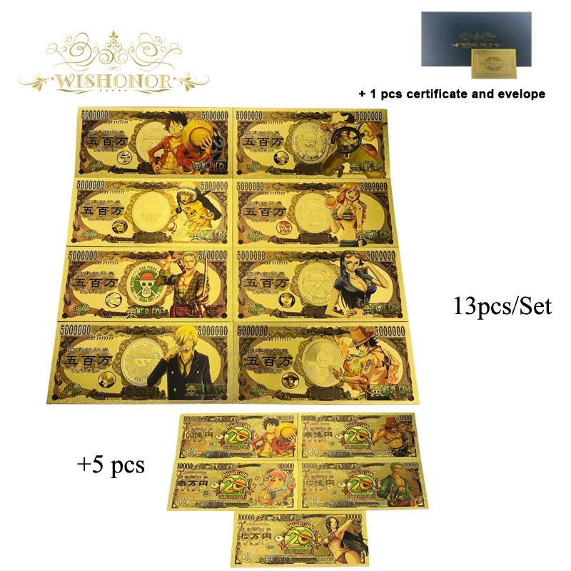 Лучшая цена для всех типов банкнот из японского аниме Демон с покрытием 24
