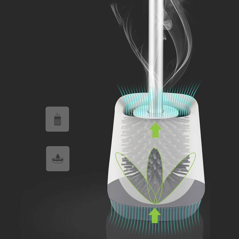 ONEUP щетка для унитаза портативная длинная ручка TPR головка семейная Чистка отеля