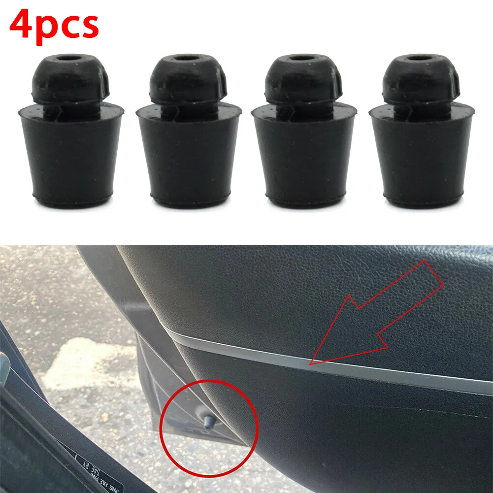 

4PCS Universal Car Door Dampers Buffer Pad Door Anti Shock Cushion black Cover Rubber Stopper Shock Absorber Car Accessories