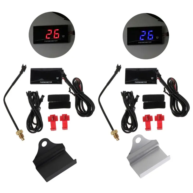 

LCD Digital Thermometer Instrument Water Temp Meter Universal Motorcycle Gauge For KOSO Yamaha Racing Scooter Xmax 300