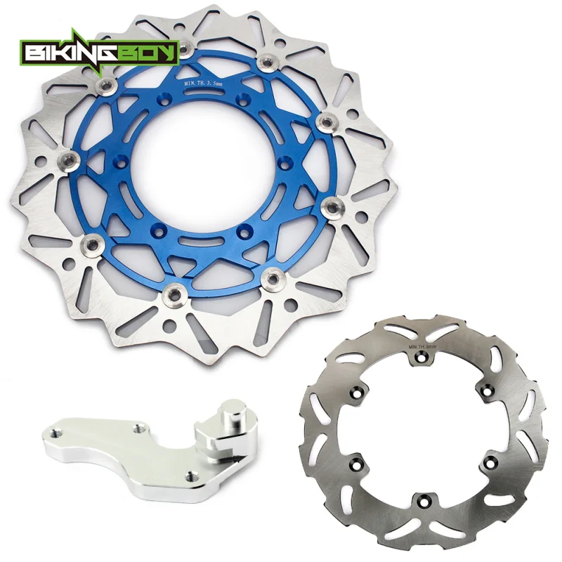 Диски тормозные передние/задние BIKINGBOY 320 мм кронштейн роторов DRZ 400 S 00-09 DR-Z E 00-08 01 02
