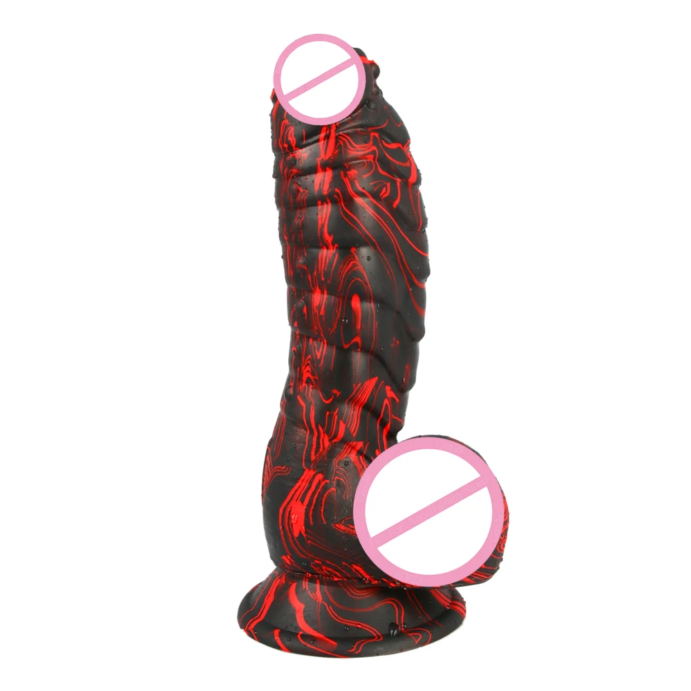 CPWD многоцветный фаллоимитатор реалистичный большой и толстый член