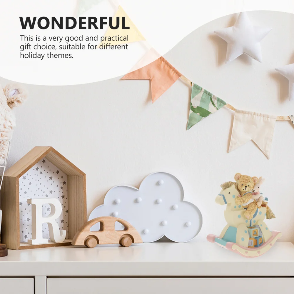 

1pc Cartoon Trojan Box Delicate Melody Box Home Desktop Ornament