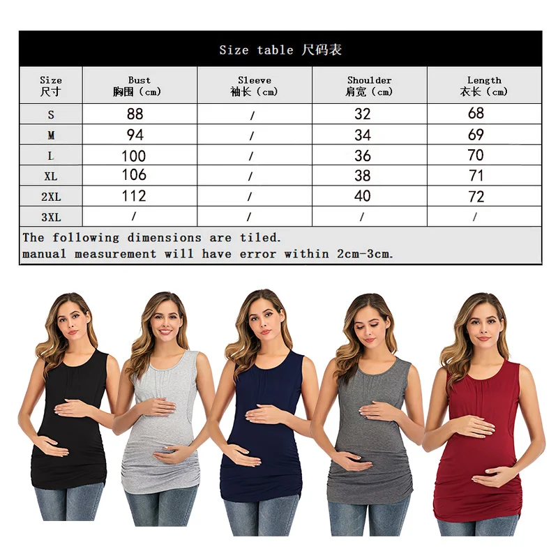 

SMDPPWDBB Women Nursing Shirt Sleeveless Maternity Tee Breastfeeding Tops Ladies T-Shirt Loose Pregnancy Casual Clothes T Shirt