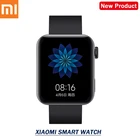 Новинка 99%, цветные Смарт-часы Xiaomi Mi Watch MIUI Android, Bluetooth 4,2, многофункциональные часы с NFC, Смарт-часы для Xiaomi