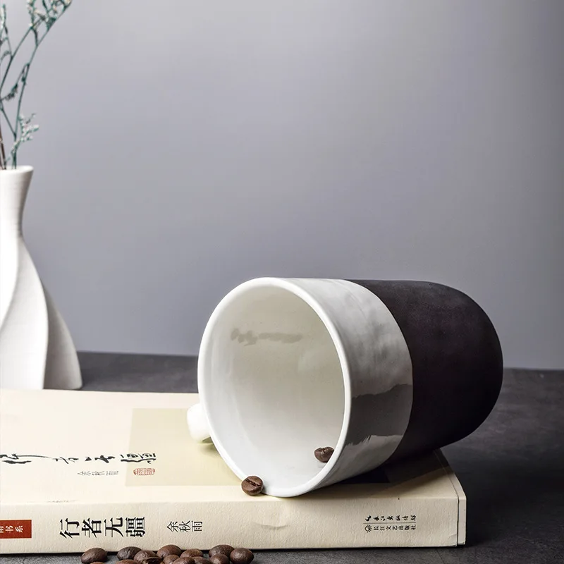Японская керамическая кружка ручной работы винтажная керамика чайная чашка