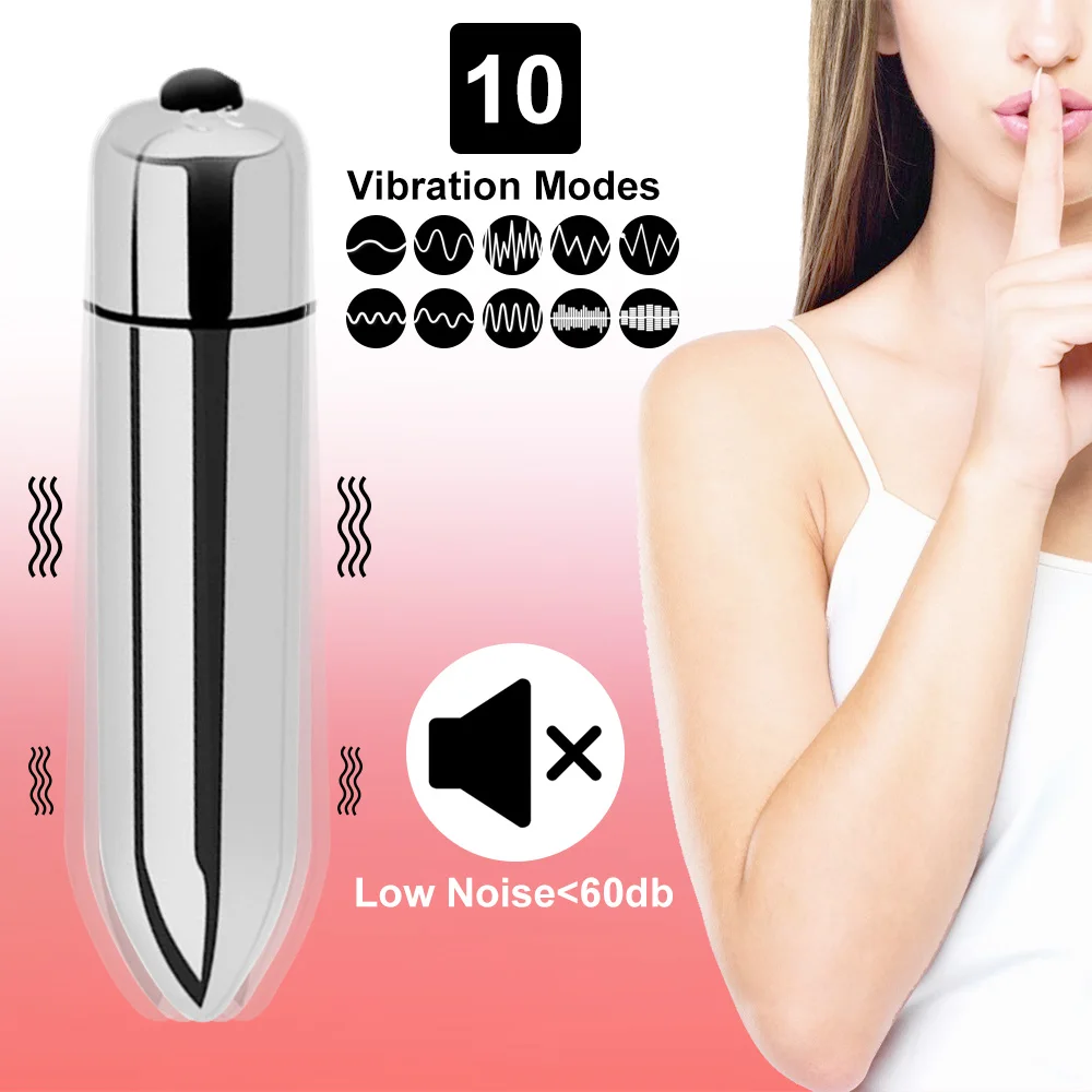 Мини-вибратор 10 скоростей пулевидный вибратор для стимуляции влагалища и