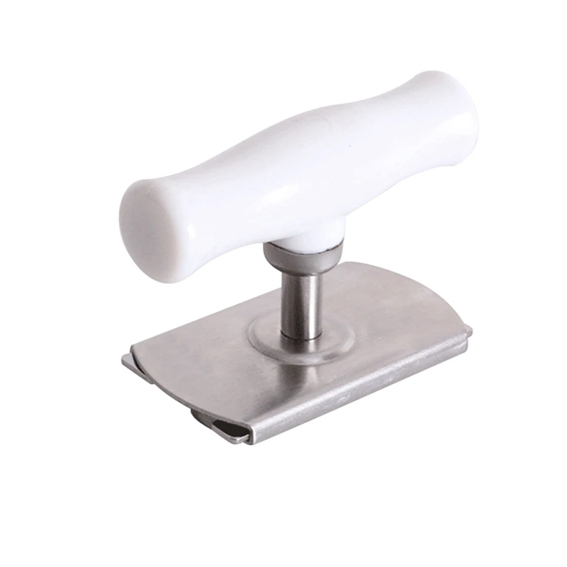 

1 Pcs Opener Jar Bottle Adjustable Manual Stainless Steel & 1 Pcs Soft Glass Scraper Wiper Window Brush Cleaner