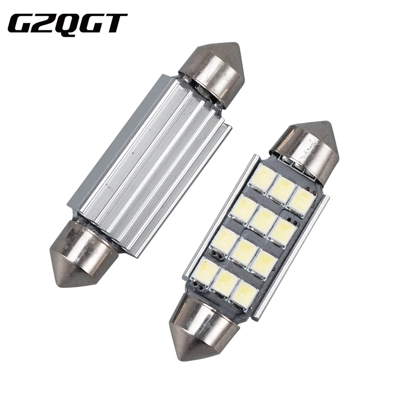 2шт новые 31 мм 36 39 41 8SMD 12SMD 2835 C5W CANBUS без ошибок Светодиодные Автомобильные номерные