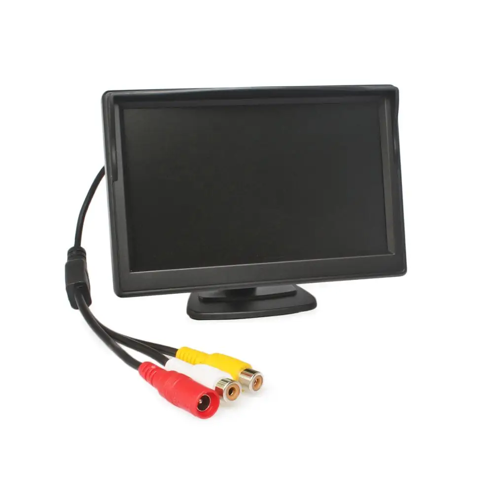 DIYKIT беспроводной 5 "TFT ЖК дисплей Автомобильный монитор + водонепроницаемый