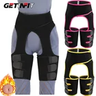 Триммеры Getinfit для бедер, пота для женщин и мужчин, обтягивающая повязка на тело, сауна, тренажер для талии, поддержка бедер, тренировки, фитнеса, ног