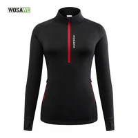 wosawe autumn winter cycling jersey women winter thermal windproof warm long sleeve bike bicycle jersey clothes cycling clothing