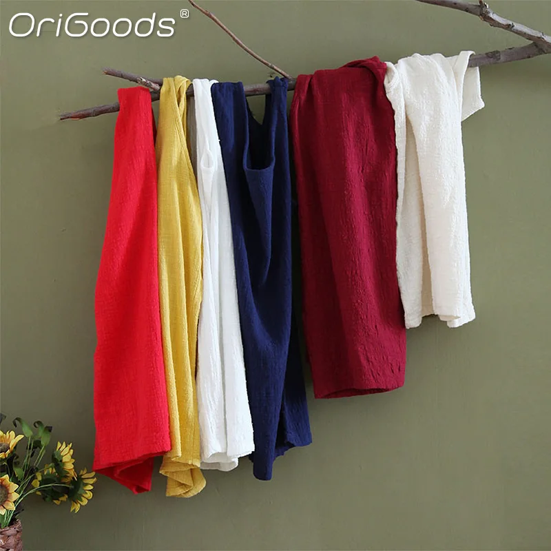 Майка женская Повседневная однотонная без рукавов из хлопка красного желтого