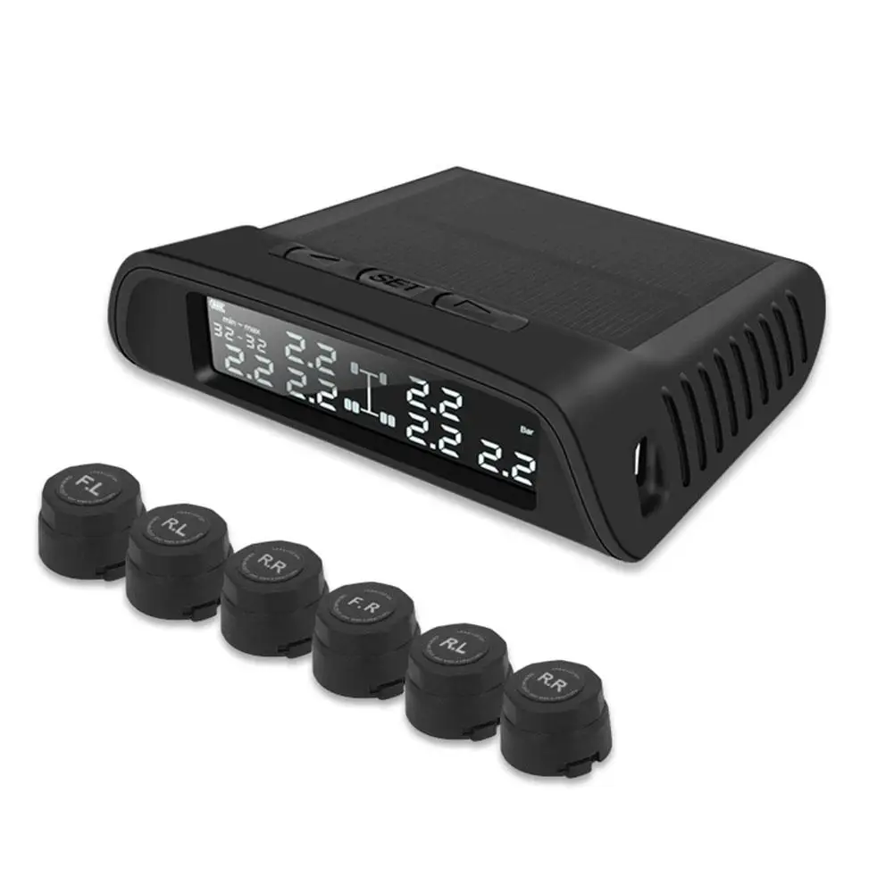 Система контроля давления в шинах TPMS беспроводная система с 6 внешними датчиками