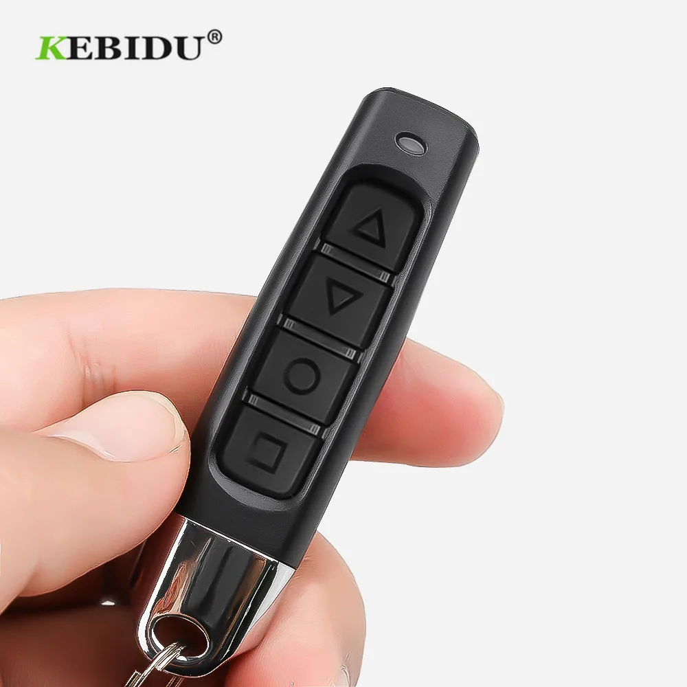 

KEBIDU Keychain 433MHZ Remote Control Garage Gate Door Opener Remote Control Duplicator Clone Cloning Code Car Key