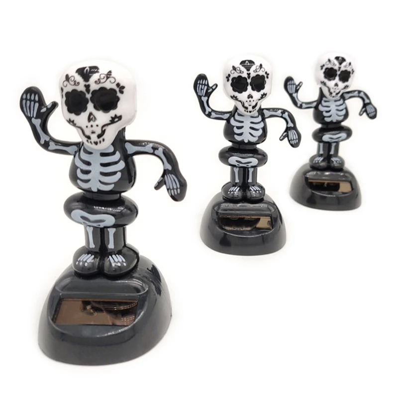 Set of 3 Interesting Auto Bobbleheads Ornaments Funny Skeleton Decor for Home Party Gift Kids Families | Автомобили и мотоциклы
