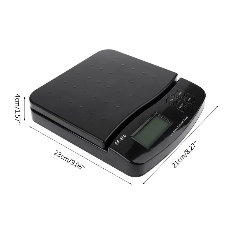 

25kg/1g 55lb Digital Postal Shipping Scale Table Top Parcel Letter Postage Weigh Electronic Weighing Scales LCD Back-lit Durable