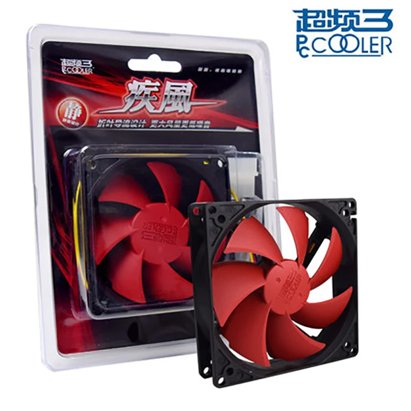 

Pccooler Computer Case Fan 8cm 9cm 12cm No Light High Speed Silent Fan Large Air Volume 80mm 90mm 120mm