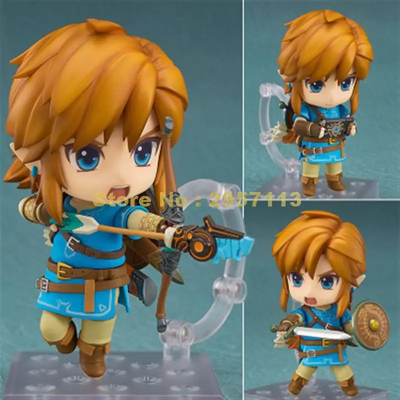 Аниме zelda link face Изменяемая ПВХ милая фигурка Коллекционная модель q версия 10 см #733