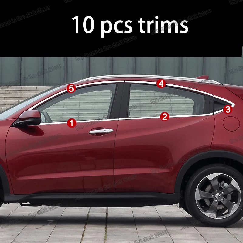 Стеклоподъемник lsrtw2017 из нержавеющей стали для honda hrv vezel 2015 2016 2017 2018 2019 2020 2021 hr-v