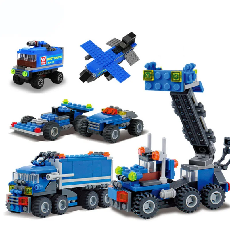 3 в 1 городские Грузовые Строительные блоки совместимые с городскими грузовиками
