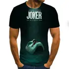 Мужскаяженская футболка с изображением клоуна, лето 2021