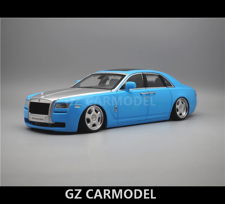 

Kyosho 1:18 Rolls Royce Ghost RR Alps Blue Modified Car Model Collector Edition Metal Diecast Model Toy