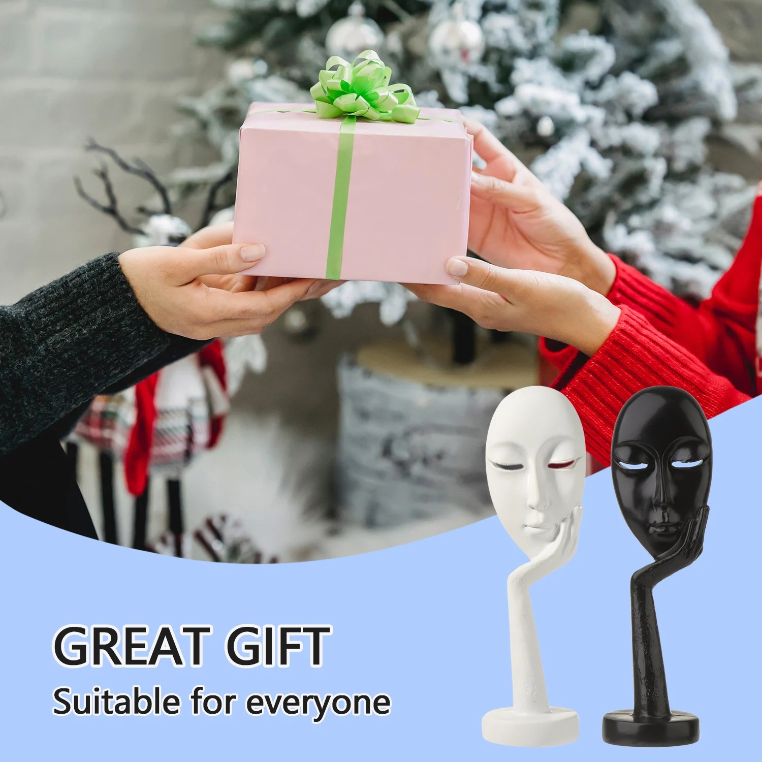 Статуэтка для резьбы по лицу женщины настольное украшение скульптура мышления