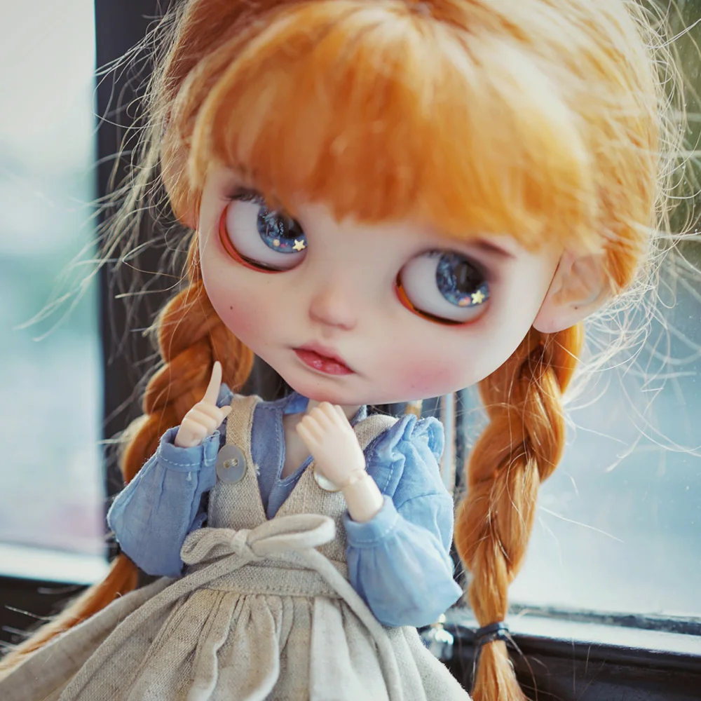 Blyth Doll NBL 1/6 BJD индивидуальное матовое лицо большие глаза модный шар для макияжа