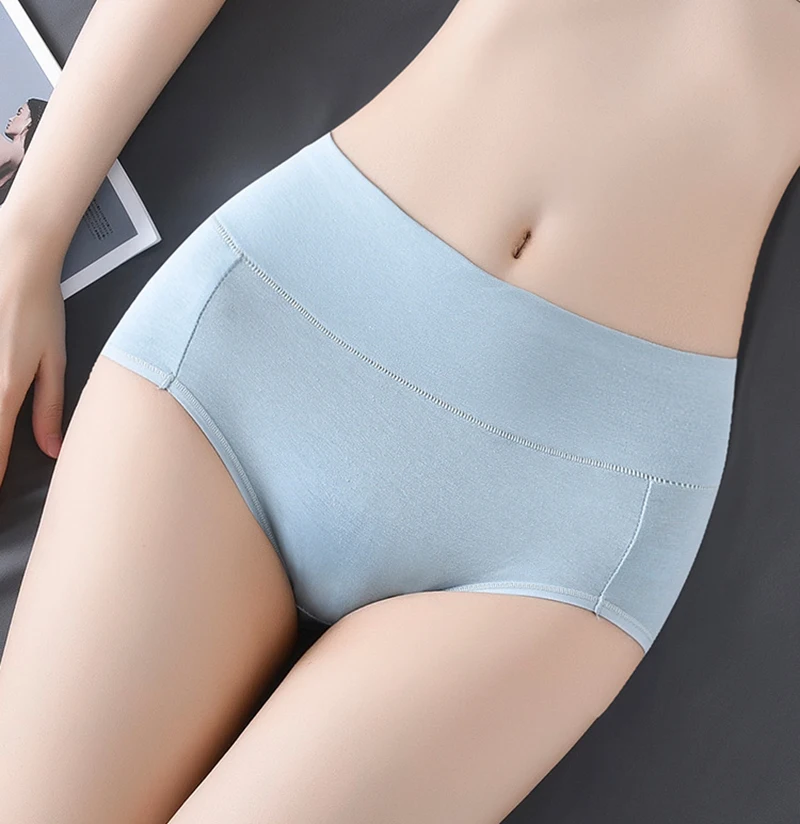 

2pcs Comfortable High Waist Ultra-thin Cotton Panties Underwear Panties Women's Underpants Pants Female Underwear Underpants