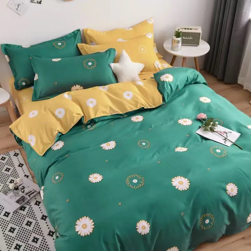 Комплект постельного белья в клетку 3/4 шт. | Дом и сад