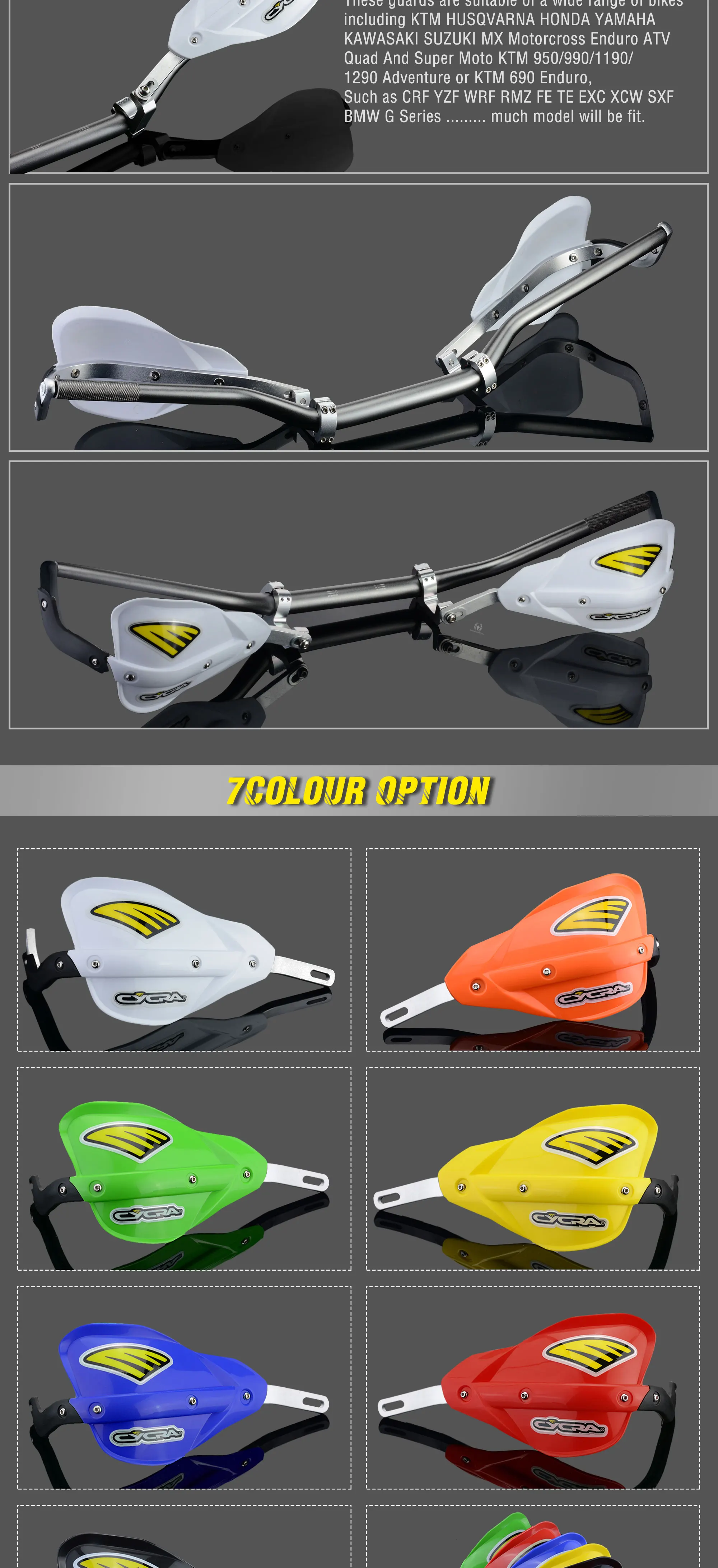 Powerzone Мотоцикл Байк ATV Руль рукавицы для KTM ADV EXC Enduro Husqvarna FE TE WRF CRF YZF rmz KXF KLX