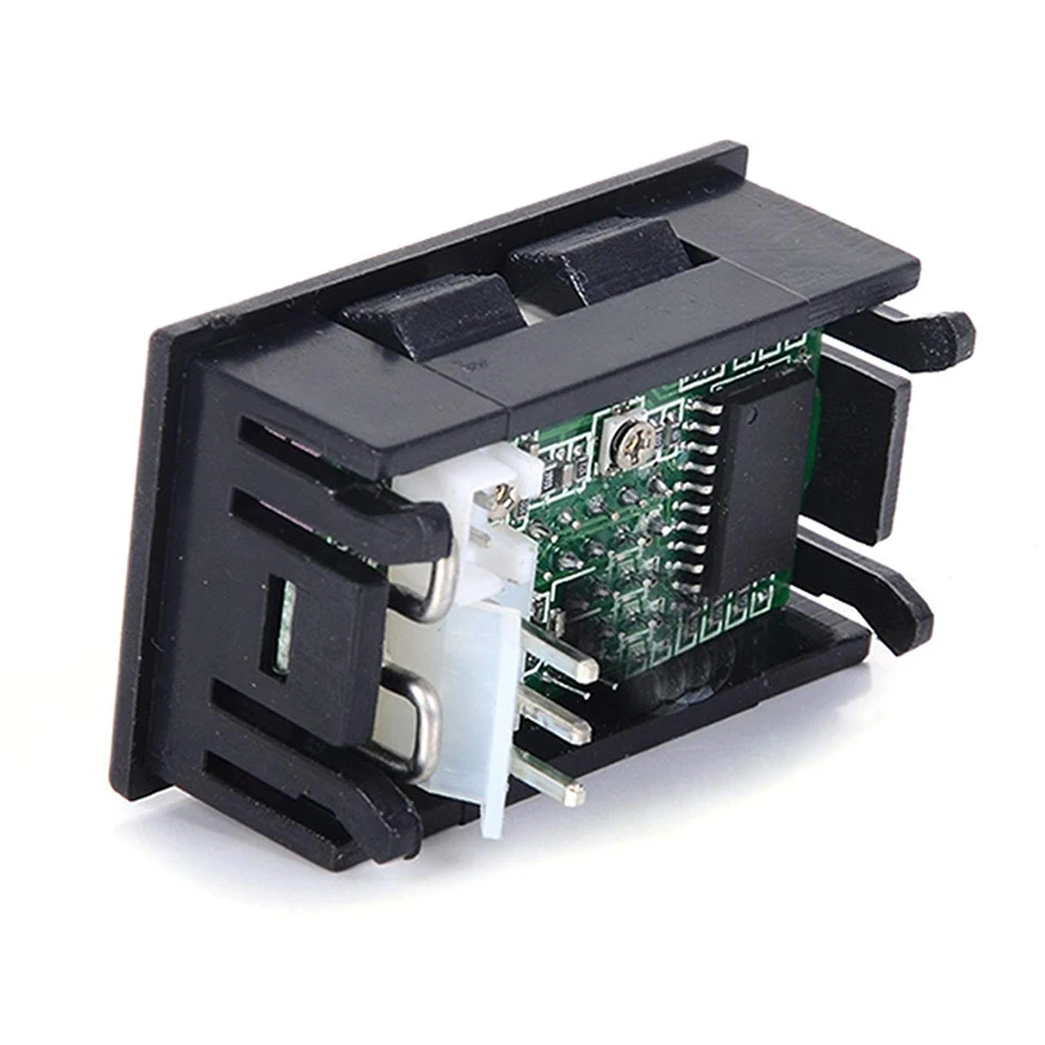 Высококачественный Вольтметр Амперметр постоянного тока 100 в 10 А синий + красный