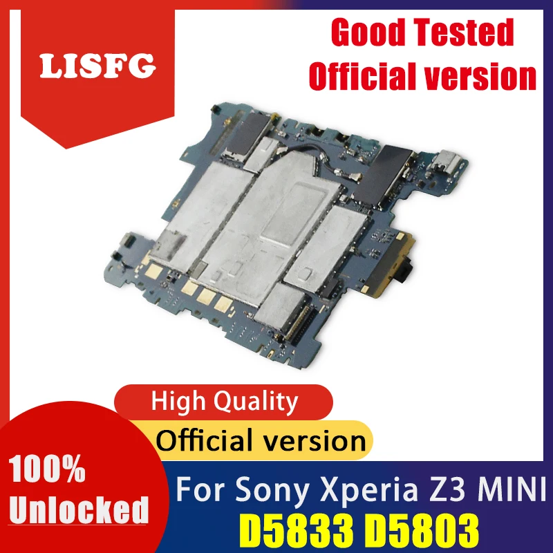 32 Гб оригинальная разблокированная материнская плата для Sony Xperia Z3 MINI D5833 D5803