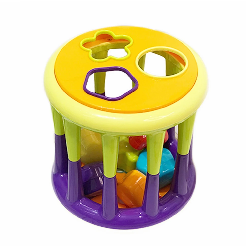 

Newborn Rattle Roller Baby Shaking Toy Early Educational Developmental Rolling Plaything Infant Handle For Kids Girls Boys