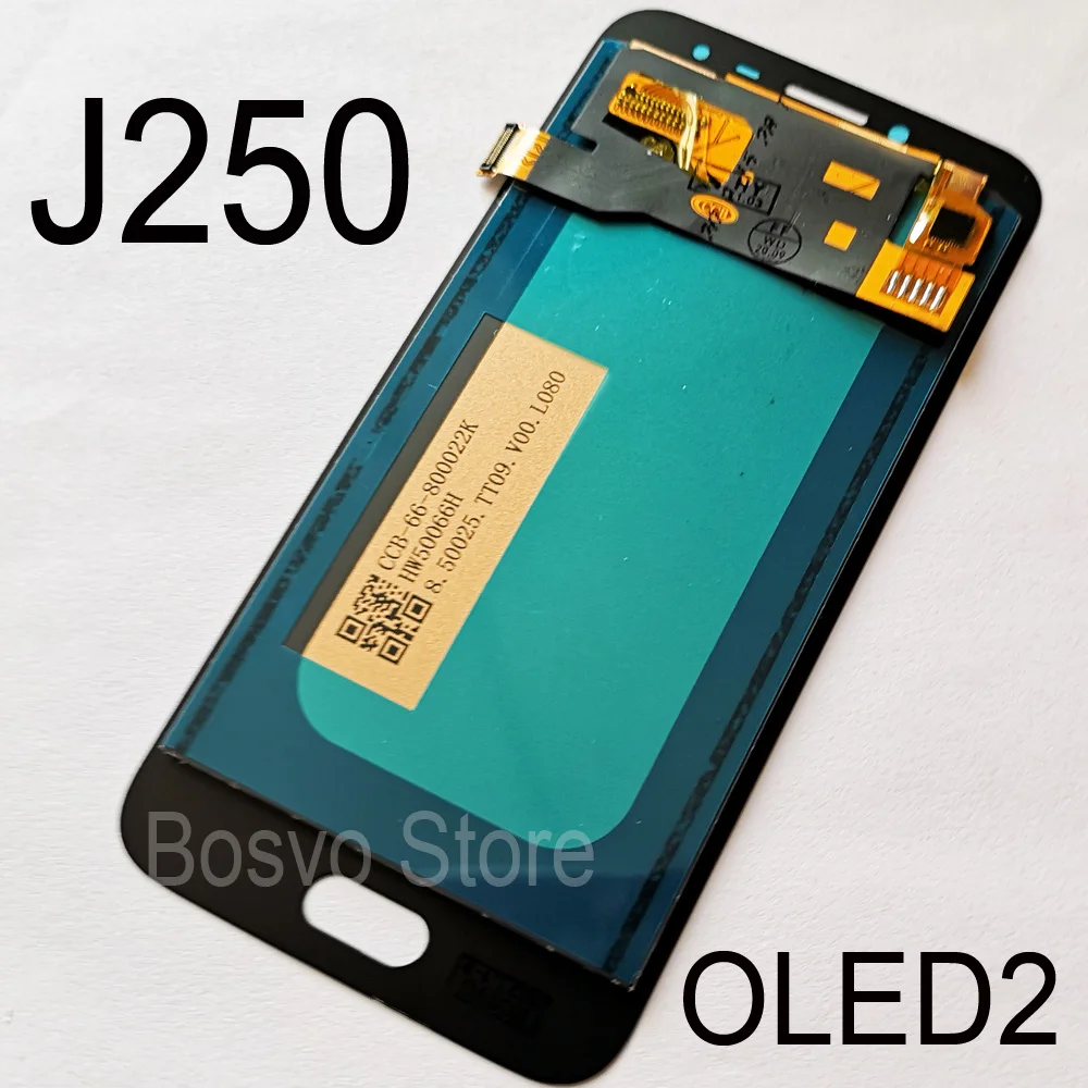 Pantalla LCD para samsung J2 Pro J250, montaje de digitalizador t&aacute;ctil, venta al por mayor, 10 unids/lote-2