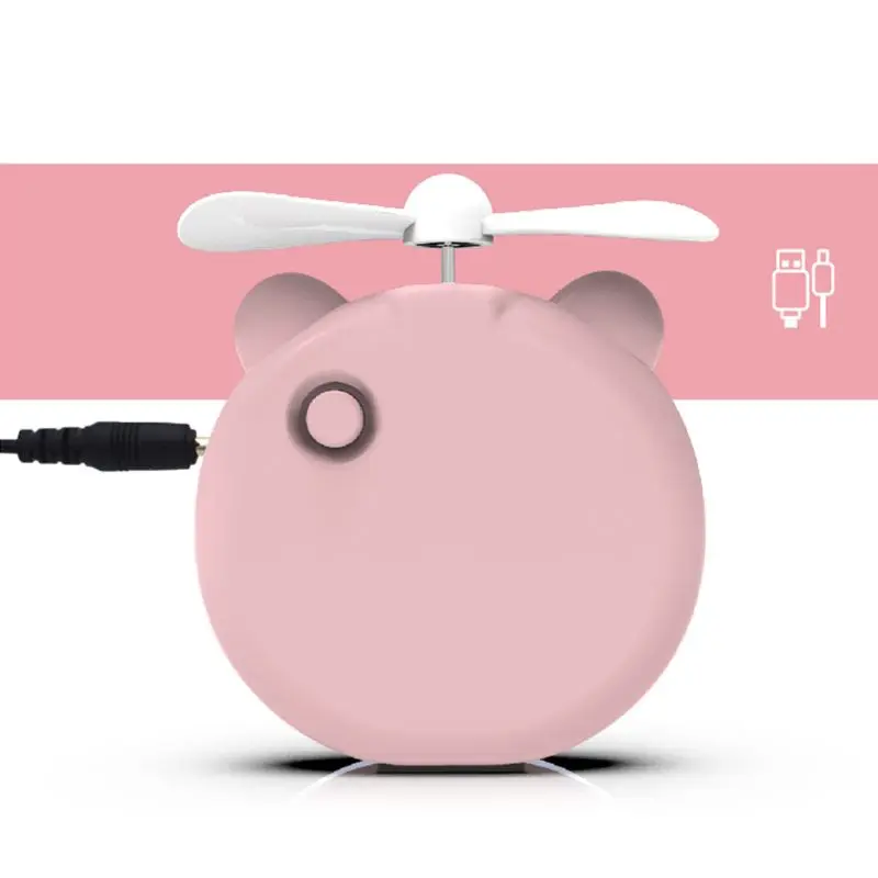 Розовый Мини милый свинка форма головы заполняющий светильник светодиодный