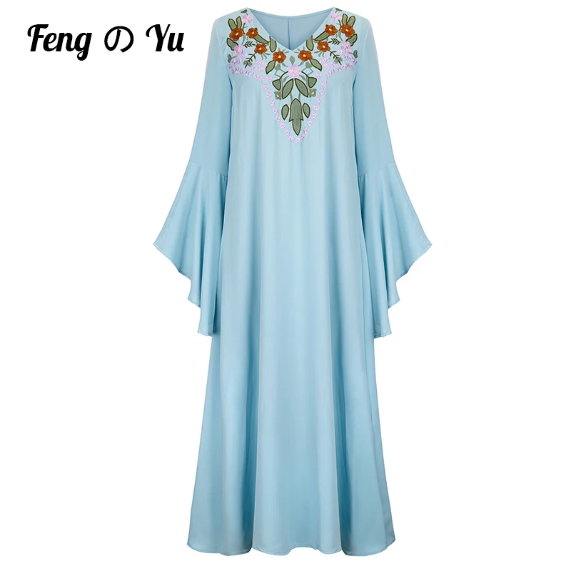 Платье женское вечернее однотонное с длинным рукавом и юбкой-годе - купить по