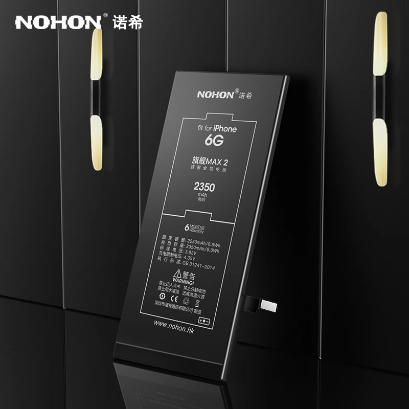NOHON батарея для iPhone 6 S 6S 7 8 X сменная iPhone6 iPhone7 iPhone8 iPhone6S 6G аккумулятор высокая