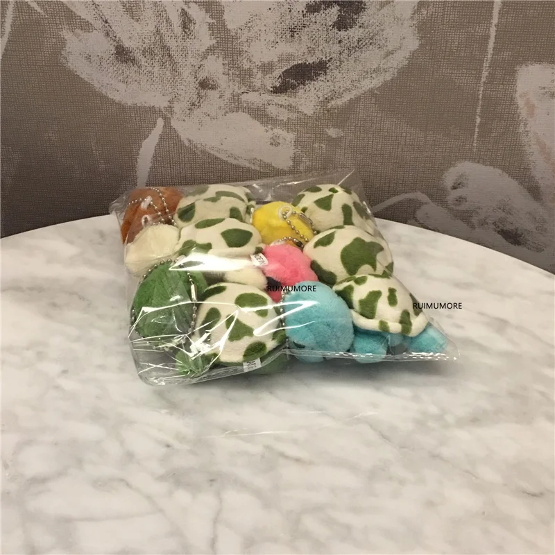 Цвета маленький новый 7 см Малый черепаха плюшевые игрушки брелки для ключей