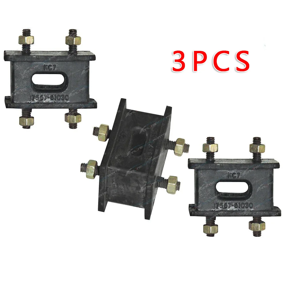 Резиновое Крепление для выхлопных газов 3 шт./компл. подходит Toyota Land For Cruiser 1969-2017