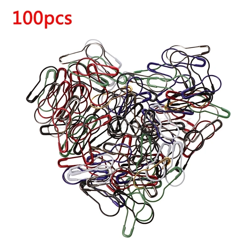100 шт. безопасные штифты в форме калабаши груши d образная штифта крепеж для