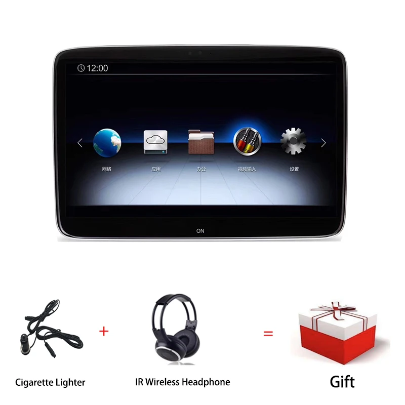 One pc 11,6 дюймов 1920X1080 4K HD полный сенсорный экран Android 8,1 Автомобильный подголовник монитор для Mercedes заднего сиденья развлекательная система - Цвет: One pc