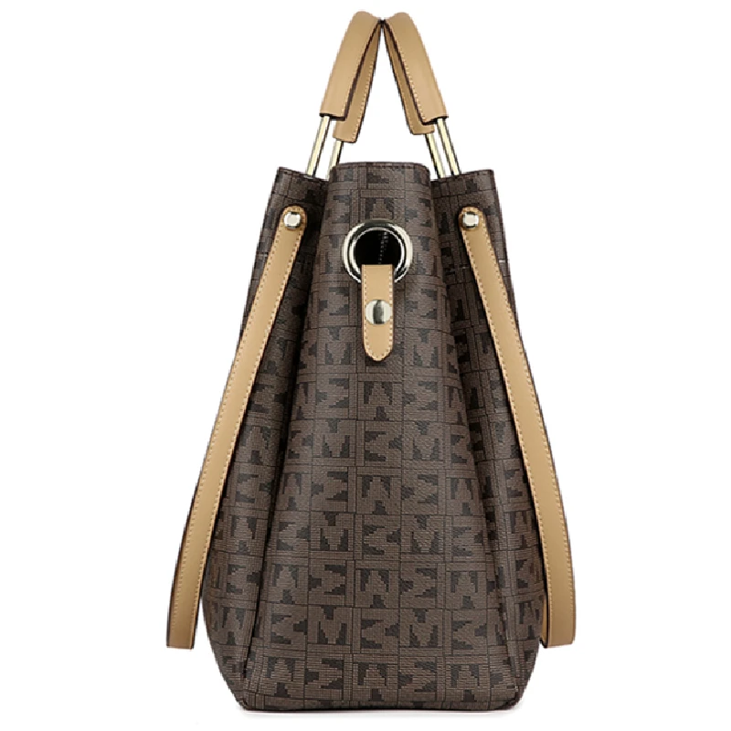 100% Real Leather Bags 2021 New High-quality Presbyopia Bucket Bag Shoulder Female Totes Large Capacity Messenger Handbag Gg Cc