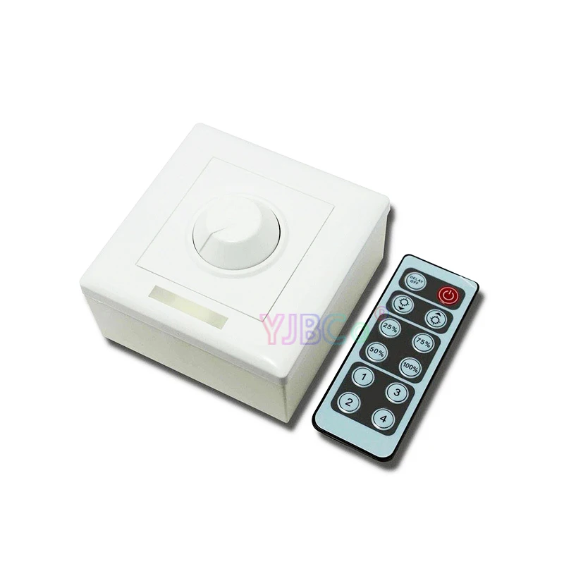 Одноцветный настенный выключатель светодиодный диммер DC12-24V 8А контроллер с ИК 12