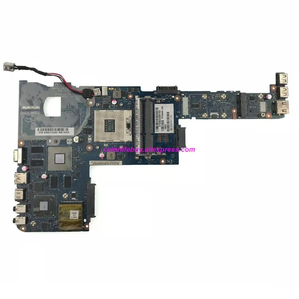 Genuine K000123420 PBQAA LA-7101P w N12P-LP-A1 GPU Laptop Motherboard for Toshiba Satellite P700 P740 P745 Notebook PC