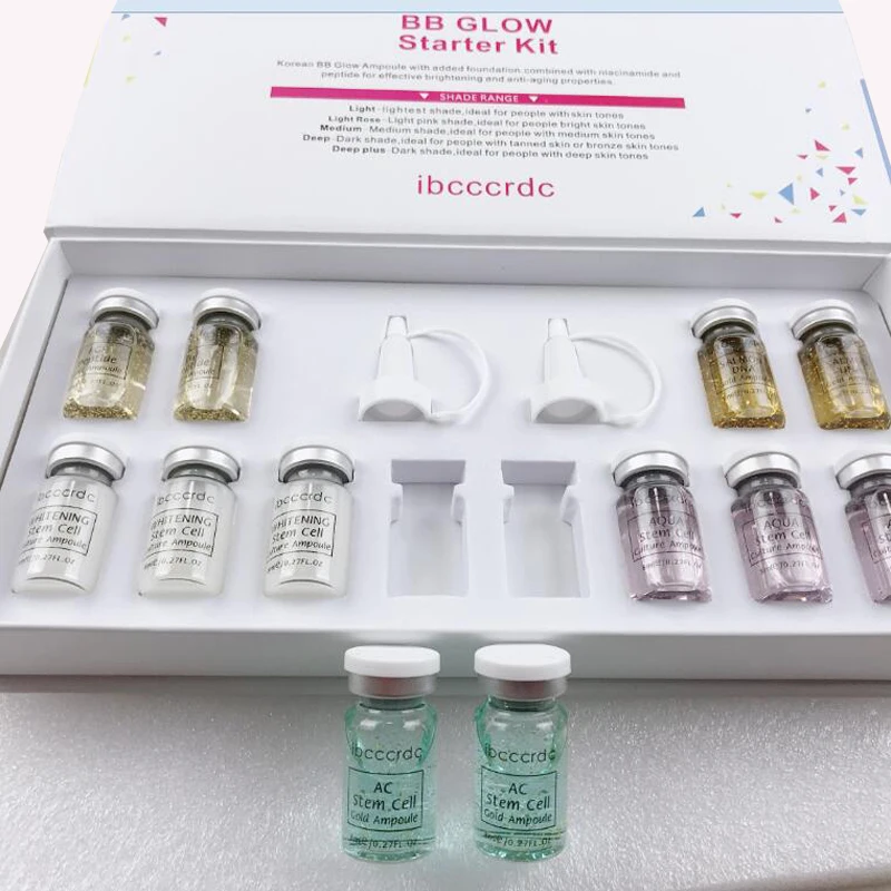 Белый бустер BB сыворотка светящийся микс стартовый набор bb крем-основа Niacinamide для