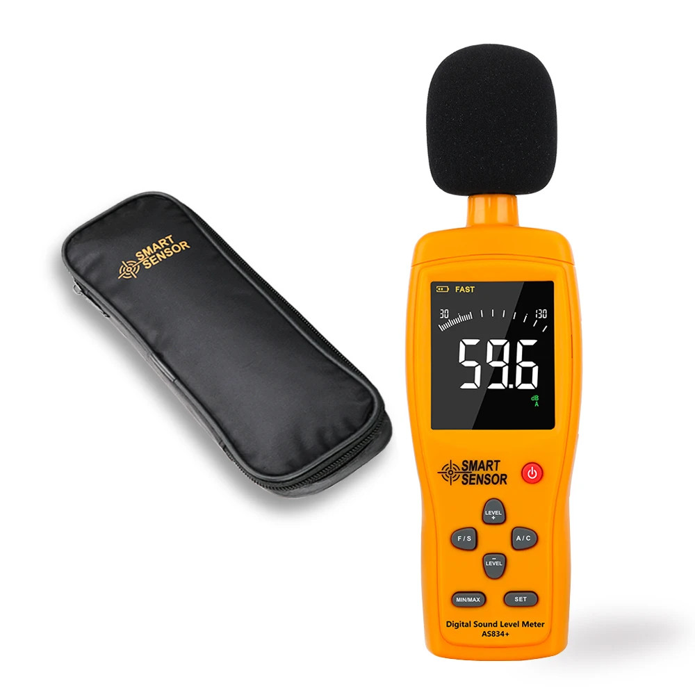 Профессиональный цифровой измеритель уровня шума для окружающей среды/механический измерительный прибор для измерения шума A/C Взвешивание децибел Тестер