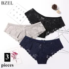 BZEL, горящая распродажа, хит продаж, сексуальный кружевной нижнее белье с низкой талией, женские трусики открытое кружевное белье Уютный удобные трусы с низкой посадкой с красивым цветочным рисунком; Свободный модное нижнее белье с принтом