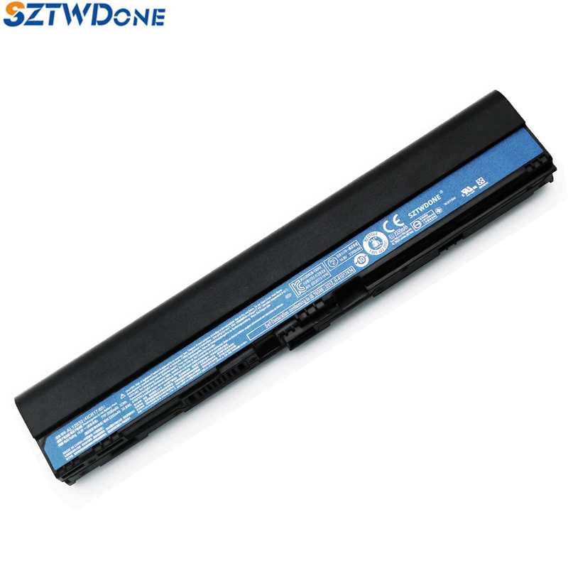 SZTWDONE AL12B32 Laptop Battery for Acer Aspire One 725 756 V5-131 V5-171 Q1VZC B113M AL12X32 AL12A31 AL12B31 14.8V 37WH 2500MAH